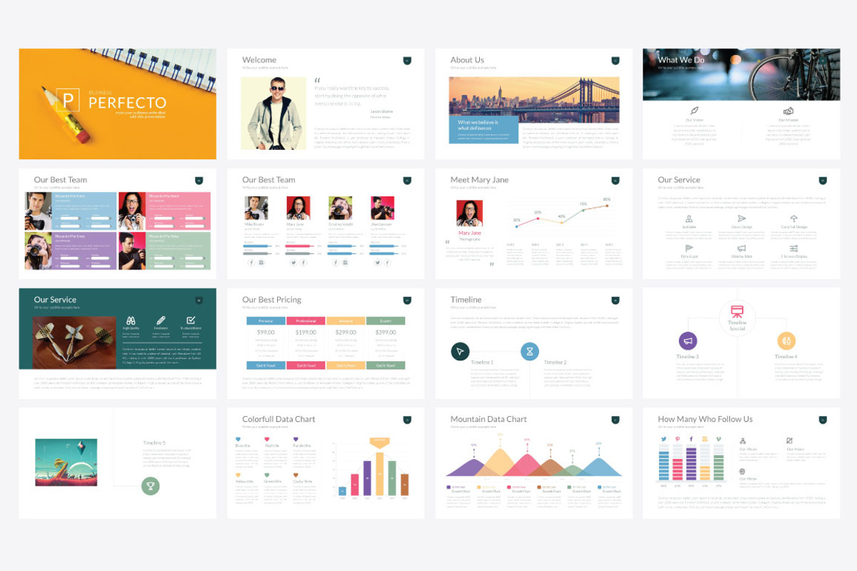 Perfecto Business Presentation, a Presentation Template by Graphicslide (Photo 2 of 5)