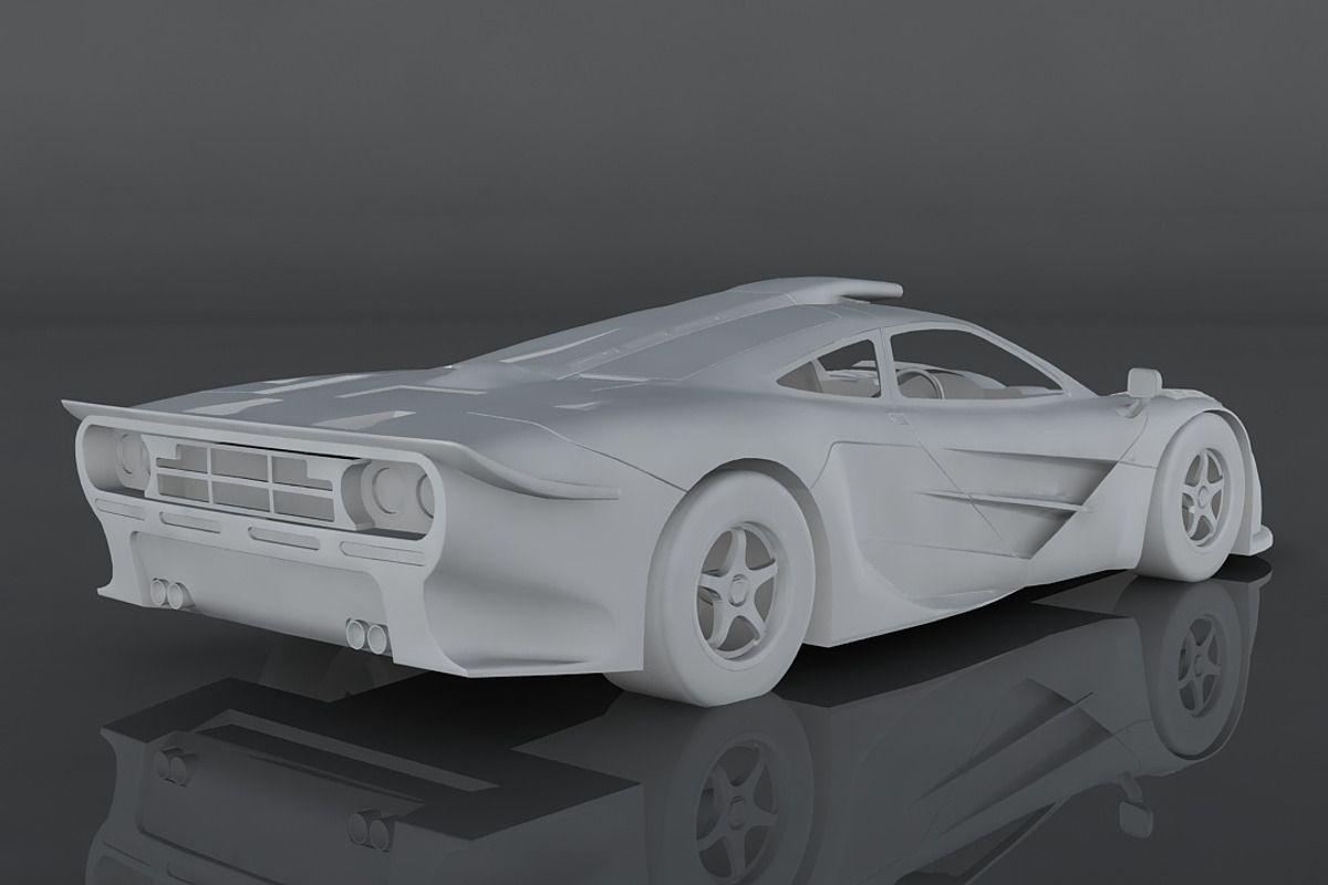 McLaren F1, a Cars & Vehicle 3D Model by valtriiu (Photo 9 of 12)