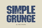 Simple Grunge - Grunge Font Types, a Font by KiddoGlyphs Studio (Thumbnail 1 of 4)