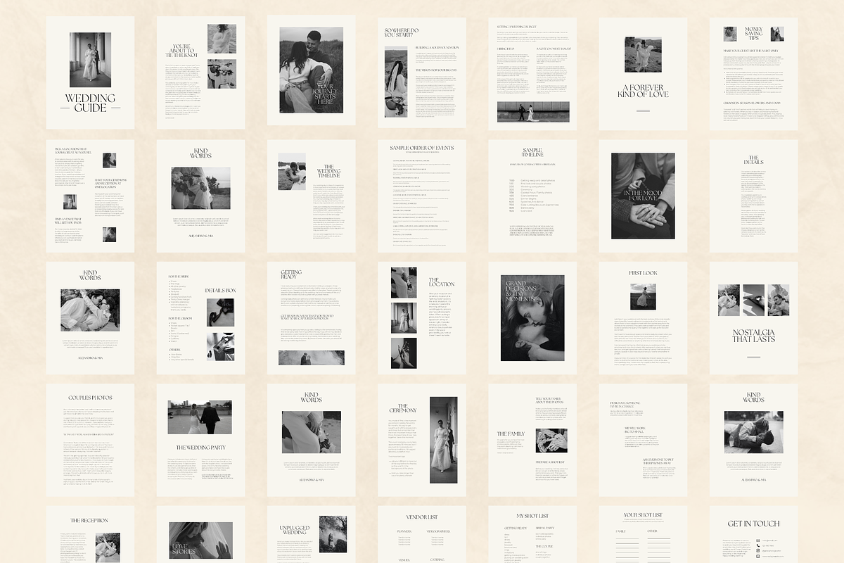 Wedding Photography Client Guide, a Marketing Template by Branding Babe Co. (Photo 8 of 9)