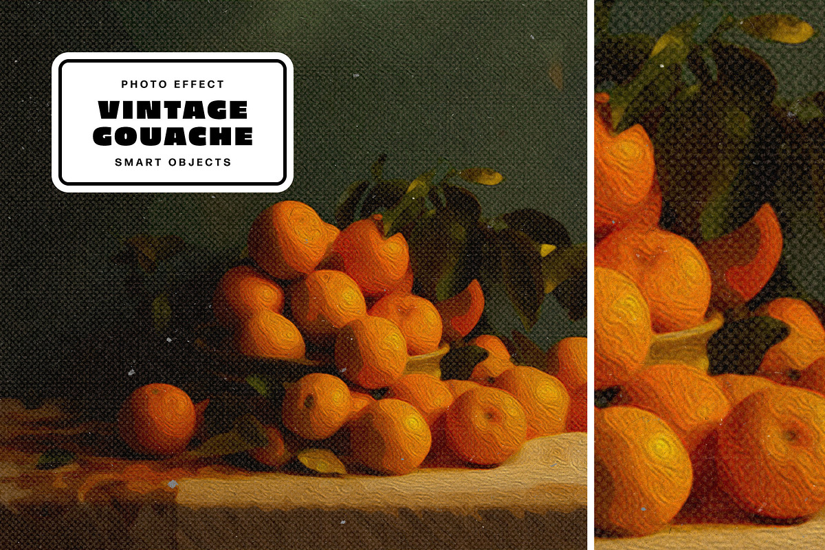 Vintage Gouache Photo Effect, a Layer Style Add-On by Design Squad (Photo 1 of 4)