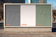 Street Glued Posters Mockup, an Advertising Mockup by Design Squad (Thumbnail 1 of 4)