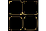 Vintage set of decorative frames, a Decorative Illustration by RODINA (Thumbnail 1 of 3)