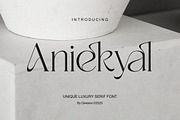 Aniekyal - Luxury Serif Font, a Serif Font by Qweera Studio (Thumbnail 1 of 12)