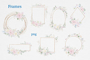 Watercolor flowers Roses clipart, an Illustration by Yuliya Art (Thumbnail 14 of 19)