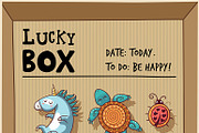 Lucky box, a Decorative Illustration by PenguinHouse (Thumbnail 2 of 2)