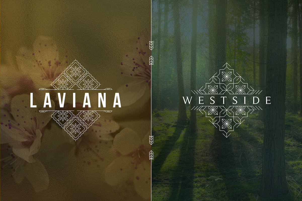 [Spring Vibes] 40 Mosaic Logos -50%, a Branding & Logo Template by VP Fonts (Photo 23 of 27)
