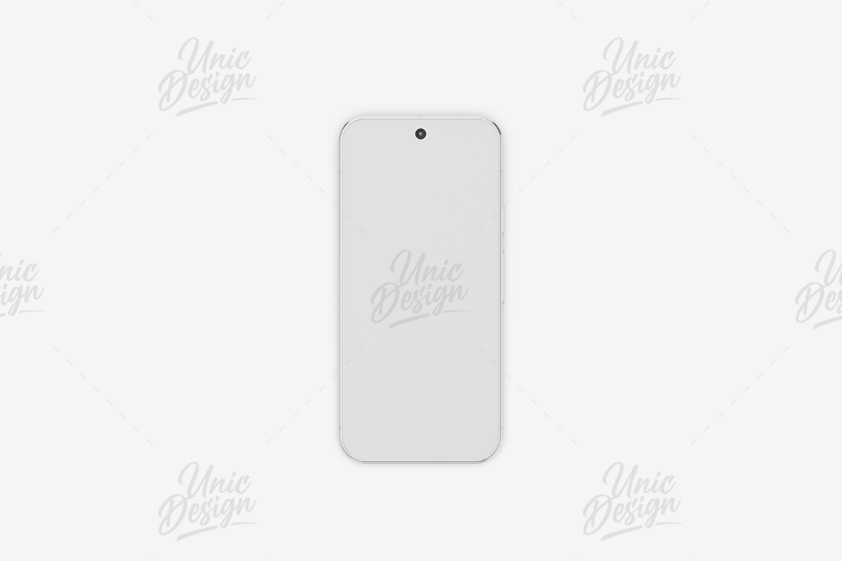 Google Pixel 9 Pro XL Phone Mockup, an Android Mockup by UnicDesign (Photo 6 of 21)