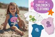 Cute Sea Animals Illustration Set, an Animal Illustration by Ksenya Savva (Thumbnail 5 of 6)