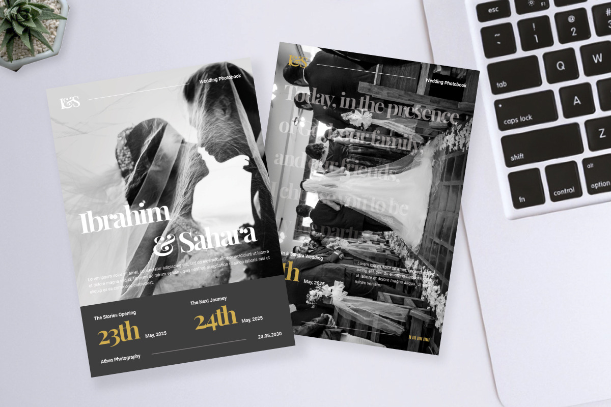 Athen - Wedding Photo Album Template, a Brochure Template by productype1 (Photo 6 of 6)