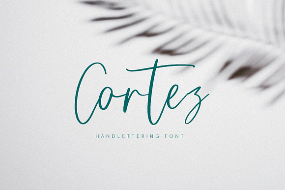 Cortez | Handwritten Font preview 7