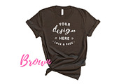 Bella Canvas TShirt Mockups On White, a Shirt Mockup by lock and page (Thumbnail 11 of 92)