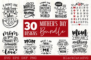 Mother's Day SVG Bundle 30 Designs