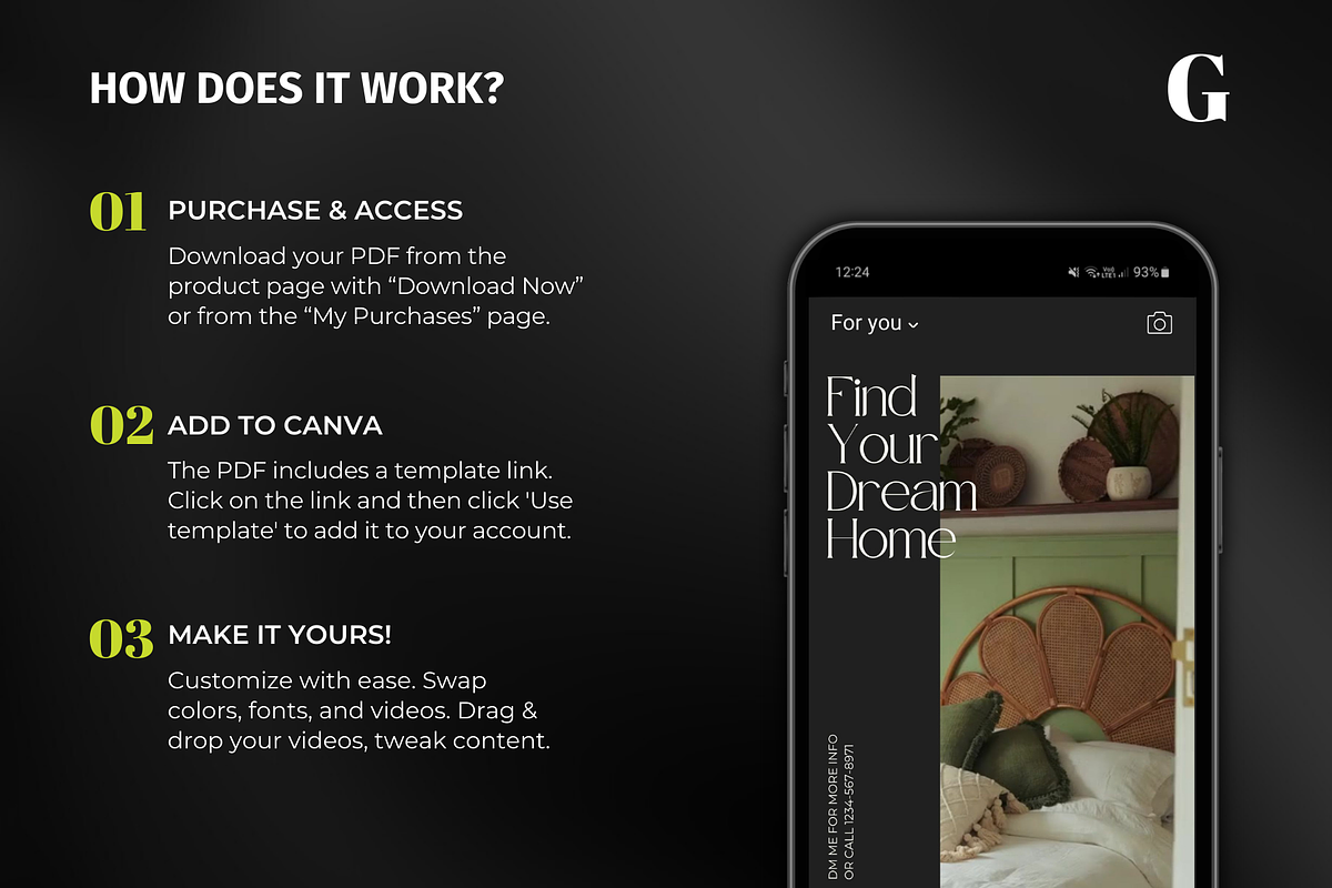 Faceless Real Estate Reels Videos, a Social Media Template by Meraki Templates (Photo 6 of 7)