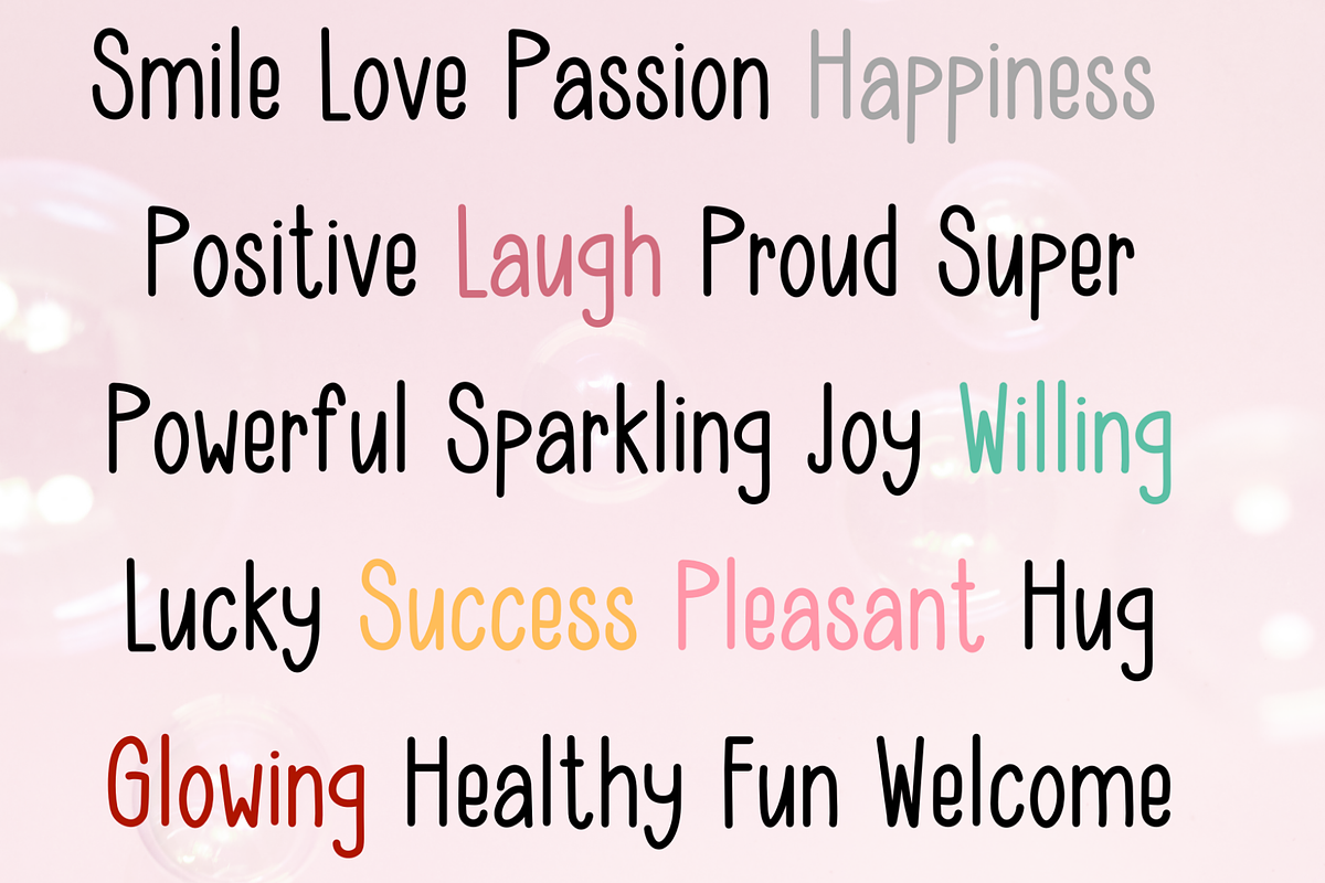 Tuesday Vibes Cute Handwritten Font, a Handwritten Font by Lalava Studio (Photo 7 of 8)