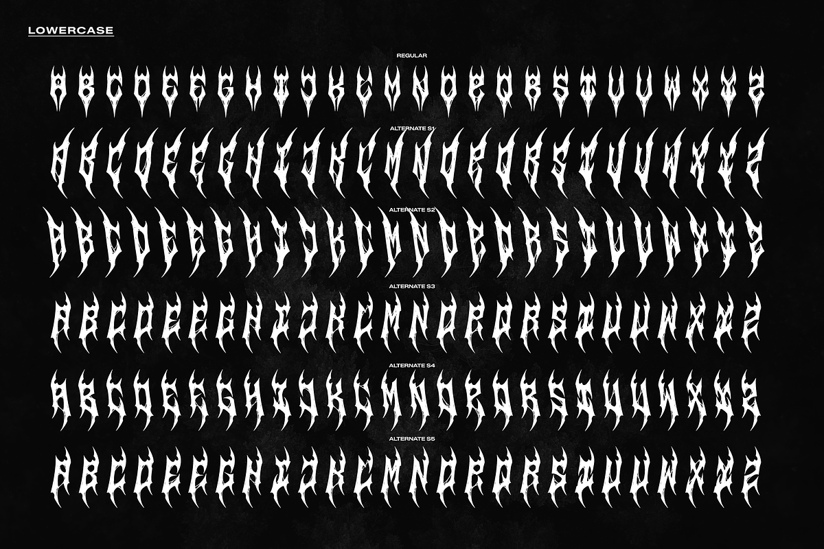 Kreanox | Black Metal Font, a Blackletter Font by Denustudios (Photo 12 of 12)