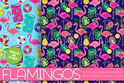 Flamingo Patterns and Backgrounds, a Pattern Graphic by PinkPueblo (Thumbnail 3 of 3)