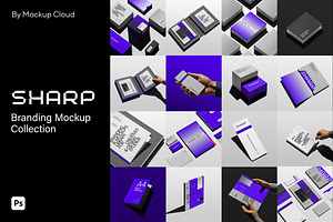 Branding Mockups / Sharp Collection