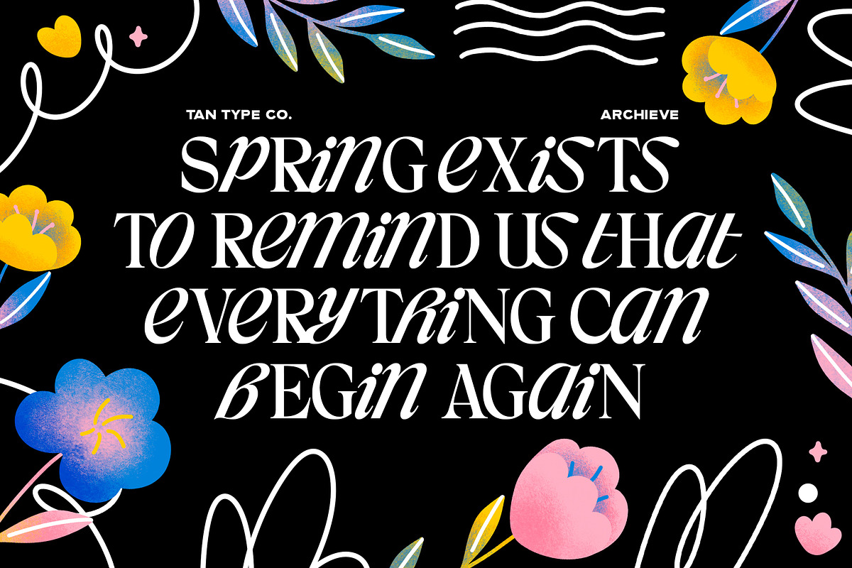 TAN - ARCHIEVE, a Serif Font by TanType (Photo 8 of 11)