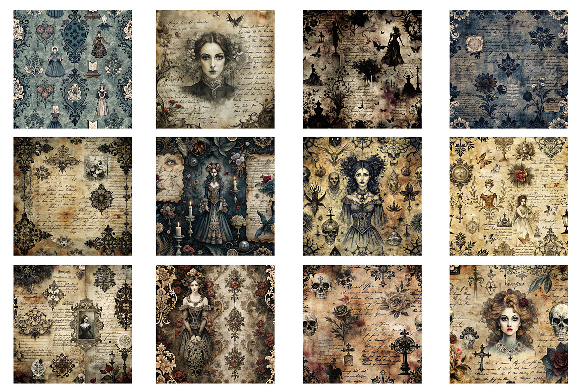 Haunted Women Grunge Muslin Mixed, a Background Photo by Wow Magic (Photo 2 of 2)