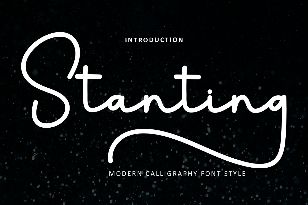 Stanting, a Handwritten Font by FreshTypeINK (Photo 1 of 8)