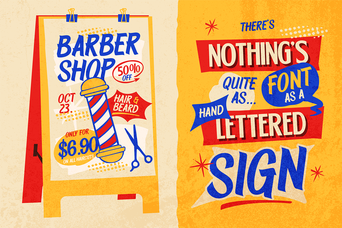 Bengil Whisper, a Sans Serif Font by Burntilldead (Photo 10 of 12)