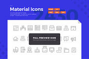 2430 Material Icons, an Outline Icon by Illustrato (Thumbnail 9 of 10)