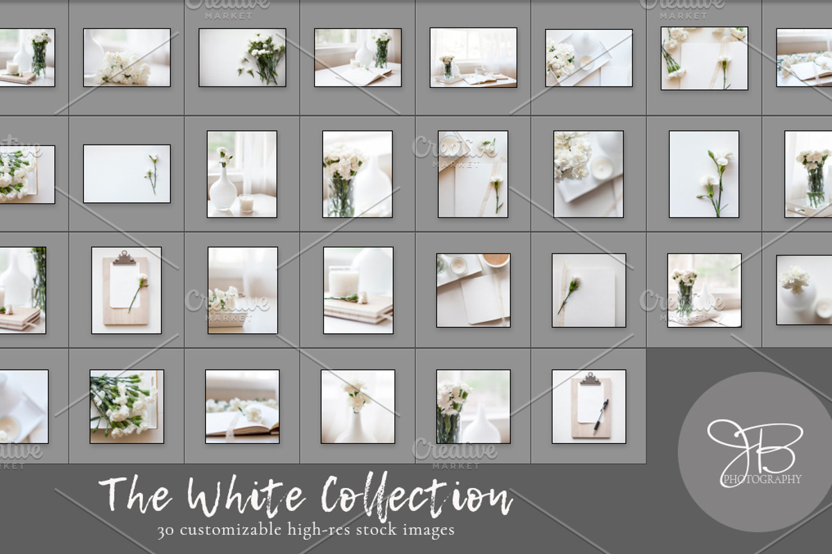 White Collection Stock Photo Bundle, a Photo by JB Stock Photography (Photo 4 of 4)
