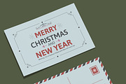 Holiday And New Year Postcard, a Stationery Template by MightyDesign (Thumbnail 3 of 8)
