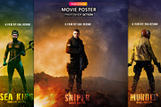 Movie Poster Photoshop Action, an Action Add-On by Eka Design (Thumbnail 1 of 4)