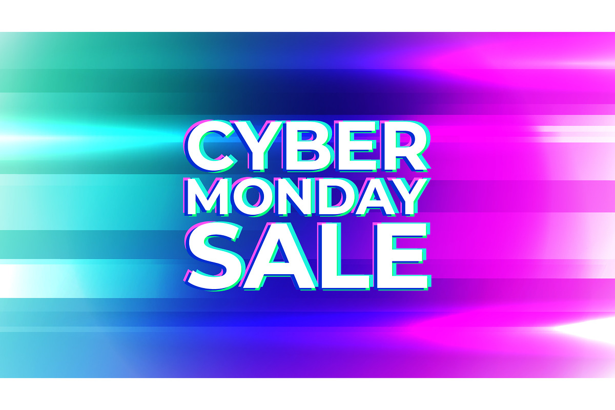 Cyber Monday Graphics Set, a Seasonal Illustration by Finevector (Photo 3 of 7)