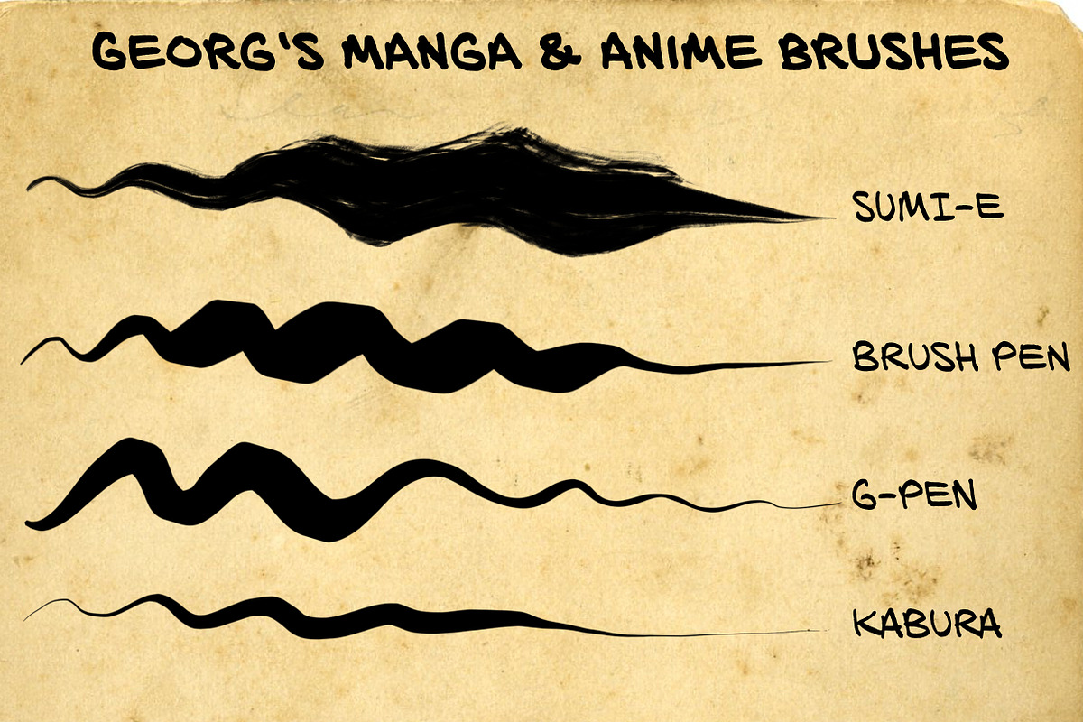 600+ Brushes Procreate BIG PACK, a Brush Add-On by Georg's Procreate Brushes (Photo 34 of 115)