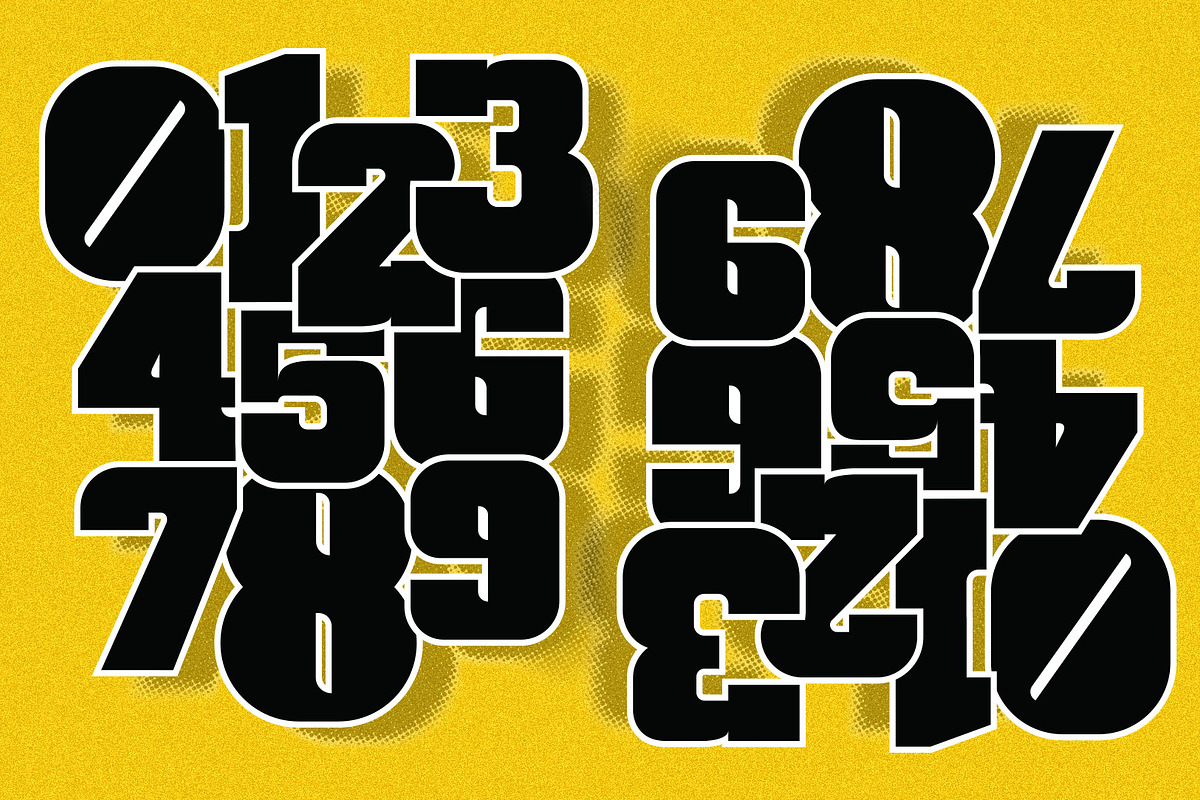Justock Font - Black Slab, a Slab Serif Font by giemons™ (Photo 6 of 9)