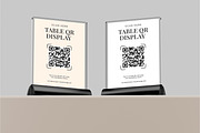 QR Code Table Tent Mockup, an Advertising Mockup by Permadi Creative (Thumbnail 2 of 4)