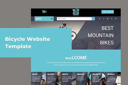 Bicycle Website Template