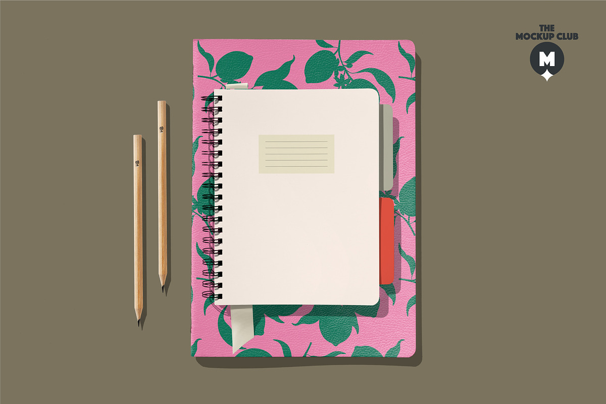 STATIONERY/NOTEBOOK MOCKUPS, a Books & Magazine Mockup by MCKP*ME (Photo 5 of 14)