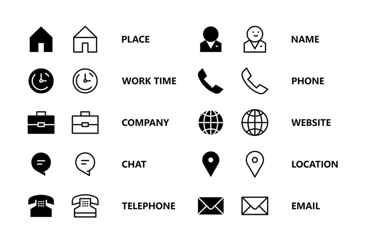 Business card contact icon, an Icon by Volyk (Photo 1 of 11)
