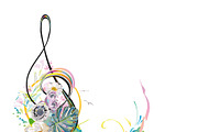 Musical Treble clefs!, a Decorative Illustration by Laifalight (Thumbnail 7 of 18)