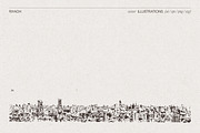 Riyadh Cityscape Vector Sketches, a Work Illustration by TheMountBirdStudio (Thumbnail 6 of 7)