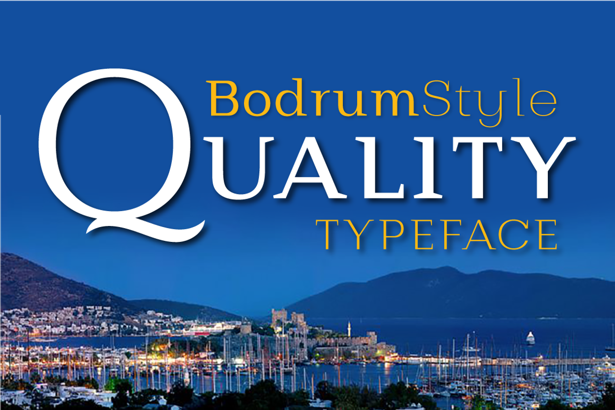 Bodrum Style, a Slab Serif Font by BULENT YUKSEL (Photo 11 of 12)