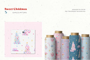 Sweet Christmas Watercolor Clipart, a Seasonal Illustration by Cat In Colour (Thumbnail 6 of 8)