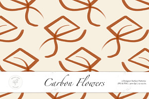 Abstract Flowers Surface Pattern