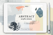 Abstract Acrylic - Procreate Stamps, a Brush Add-On by Struvictory.art (Thumbnail 1 of 7)