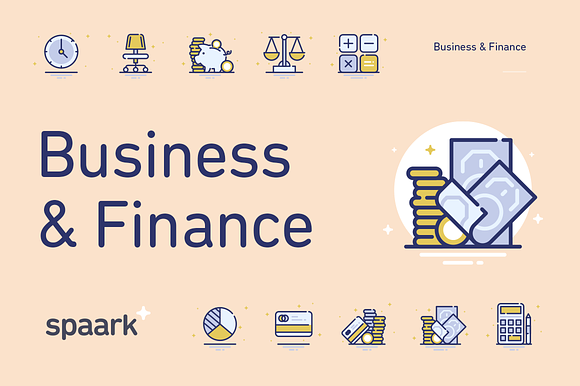 Spaark Business Finance (20 Icons)