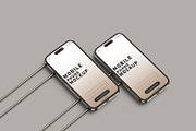 iPhone 16 Pro Mockup Set, an iPhone Mockup by pixelmock (Thumbnail 8 of 14)