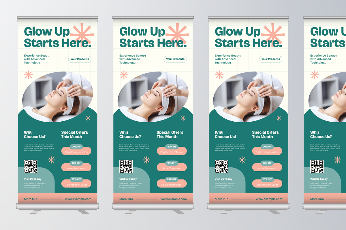 Beauty Clinic Promo Banner, a Print Template by Annora Studio (Photo 4 of 6)