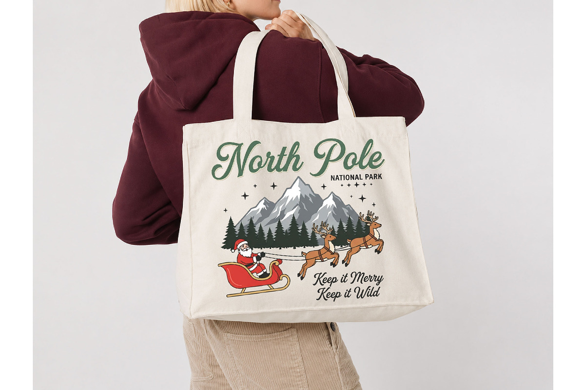 North Pole National Park Christmas, a Seasonal Illustration by DreamCafeArt (Photo 2 of 6)