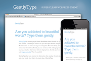 GentlyType v1.1 — WordPress Theme, a WordPress Template by Viktor Hanacek (Thumbnail 1 of 4)