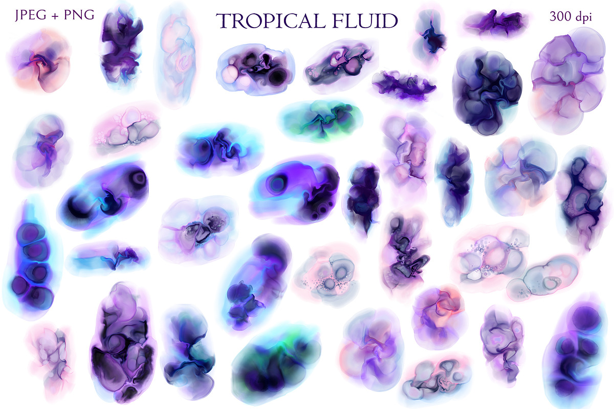 Tropical Fluid, a Texture Graphic by Salted Galaxy (Photo 9 of 12)