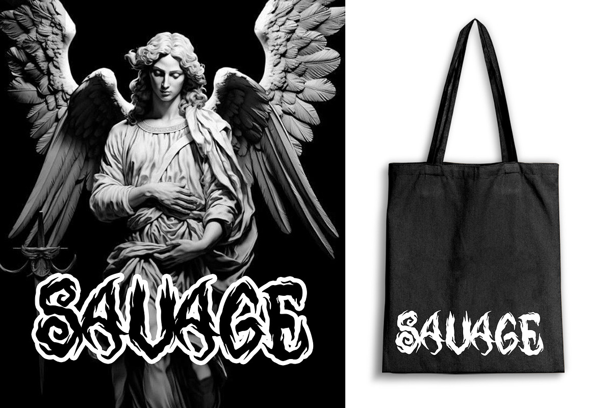 Rungkad Gothic Metal Font, a Blackletter Font by dansdesign (Photo 6 of 12)